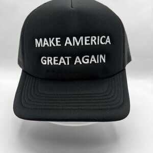 Make America Great Again Black Trucker MAGA Hat  – Made in USA